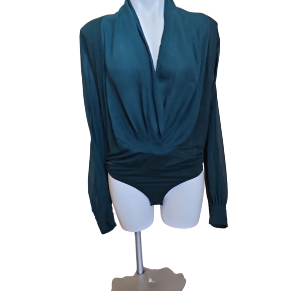 Eva Mendes Teal Bodysuit - Picture 1 of 4
